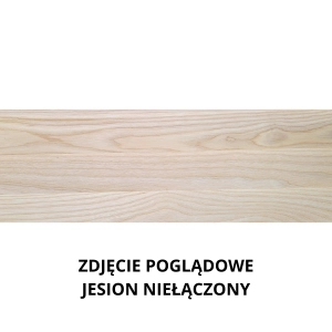 Stopień Drewniany Zabiegowy  - Jesion na Wymiar do Schodów